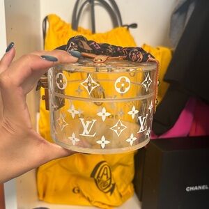 Louis Vuitton Clear Scott Bag with Bandeau.